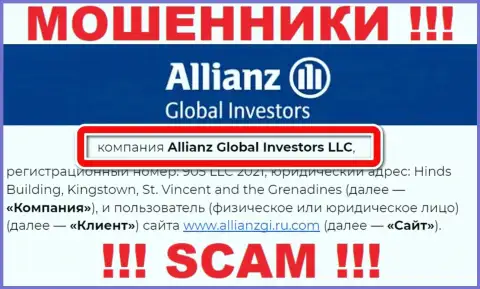 Компания АлльянсГлобалИнвесторс находится под крышей конторы Allianz Global Investors LLC