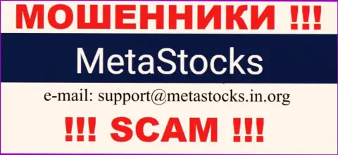 Адрес электронной почты для связи с мошенниками МетаСтокс Ко Ук