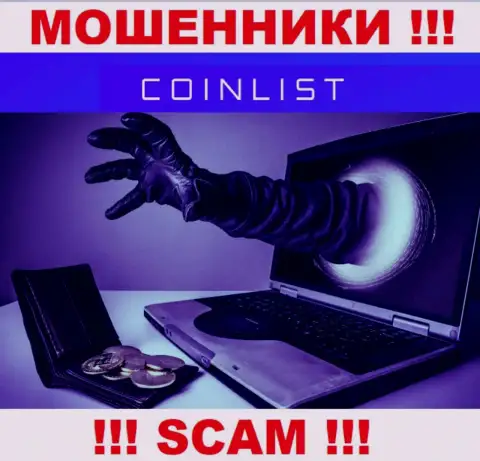 Не верьте в обещания заработать с интернет-мошенниками CoinList это ловушка для наивных людей
