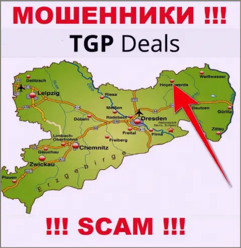Оффшорный адрес регистрации конторы TGP Deals выдумка - разводилы !