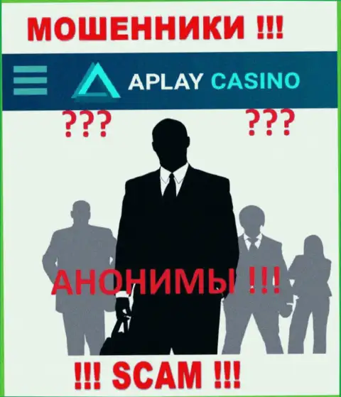 Информация о руководителях APlay Casino, к сожалению, скрыта