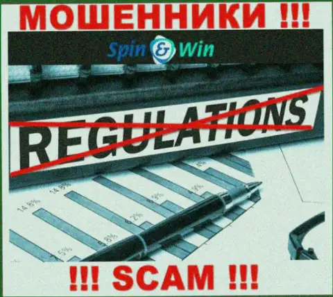 Будьте крайне осторожны, у мошенников SpinWin Bet нет регулятора