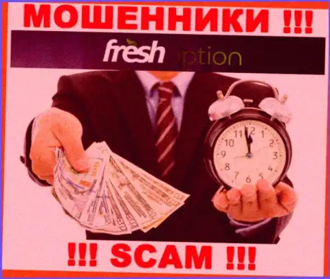 Fresh Option - это МОШЕННИКИ !!! БУДЬТЕ ОСТОРОЖНЫ !!! Опасно соглашаться сотрудничать с ними