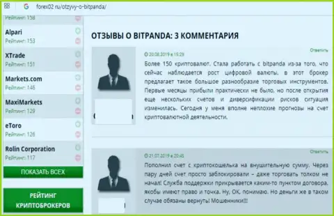 Отзыв клиента, который оказался бесстыже облапошен интернет-мошенниками Bitpanda Com