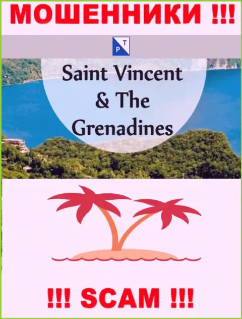 Оффшорные интернет обманщики Plaza Trade прячутся тут - Сент-Винсент и Гренадины