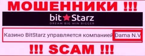 Свое юридическое лицо компания Бит Старз не скрыла - это Dama N.V.