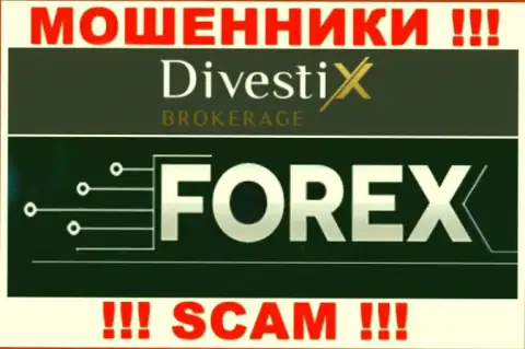 FOREX - то на чем, якобы, специализируются internet-шулера DivestixBrokerage