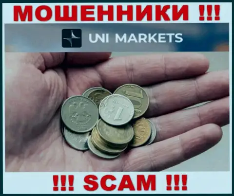 Не сотрудничайте с противозаконно действующей дилинговой компанией UNIMarkets, облапошат однозначно и Вас