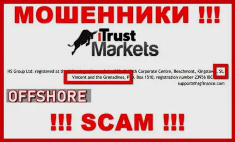 Мошенники Trust Markets пустили корни на территории - St. Vincent and the Grenadines, чтоб скрыться от ответственности - МОШЕННИКИ