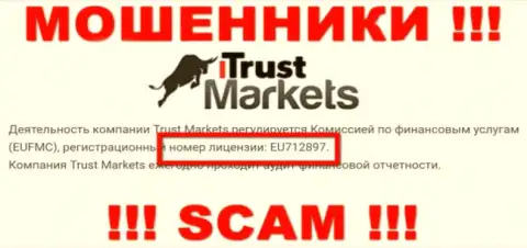 Это конкретно тот лицензионный документ, который указан на веб-сайте Trust-Markets Com