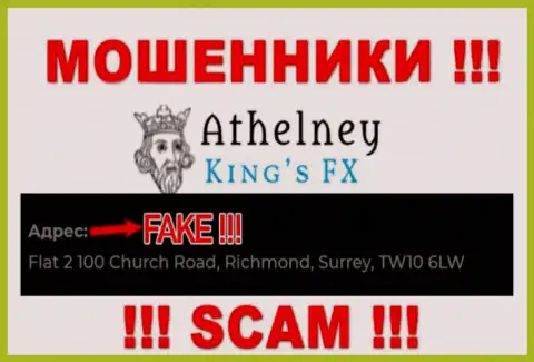 Не связывайтесь с аферистами Athelney FX - они указывают фиктивные сведения о адресе компании