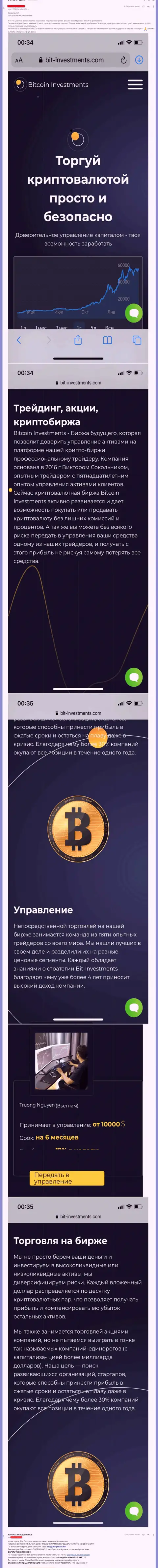 Бегите от Биткоин Инвестментс подальше, прикарманят финансовые активы !!! (мнение)