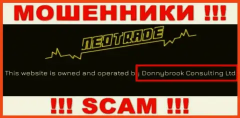 Владельцами NeoTrade Pro оказалась компания - Donnybrook Consulting Ltd