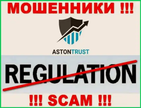 Сведения об регуляторе конторы AstonTrust Net не разыскать ни у них на веб-сайте, ни в глобальной сети интернет