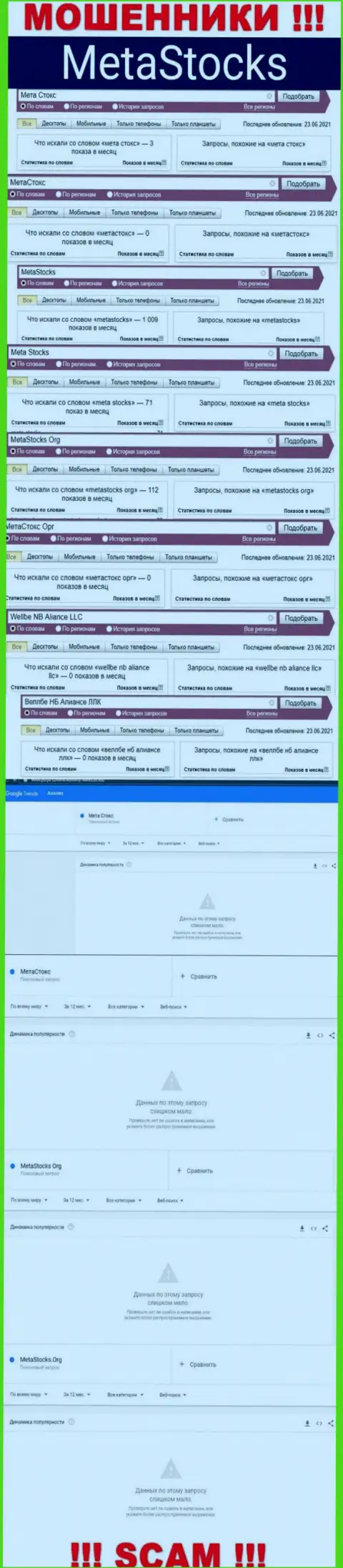 Насколько кидалы MetaStocks пользуются спросом у посетителей всемирной интернет сети ?