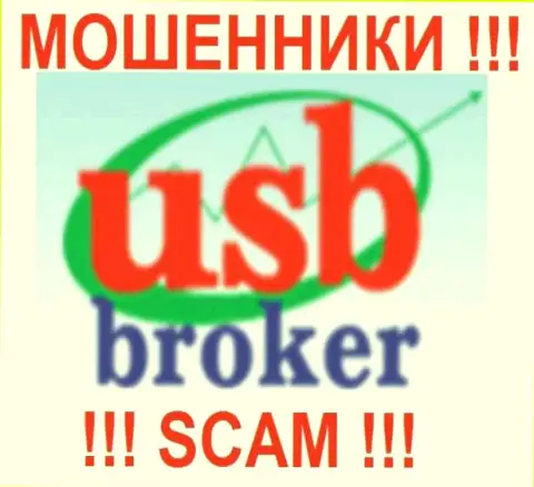Логотип жульнической forex брокерской конторы ЮСБ Брокер