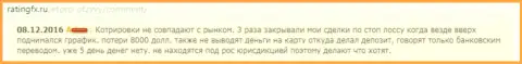 Объективный отзыв о том, как именно в ЕТоро Ком форекс игрок продул 8000 долларов