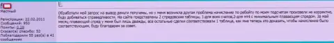 Еще один отрицательный опыт совместного сотрудничества с Maxi Services Ltd в мнении игрока этого forex брокера