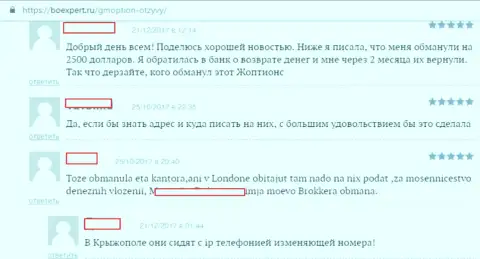 Совместная работа с GMOption приносит лишь проблемы (комментарий)