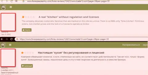 Автор настоятельно не рекомендует совместно работать с Форекс организацией Trade12 Com (отзыв)